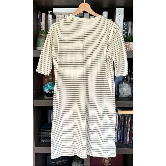 ATM Anthony Thomas Melillo Striped Pocket Front T-Shirt Dress Size XS - Picture 2 of 6